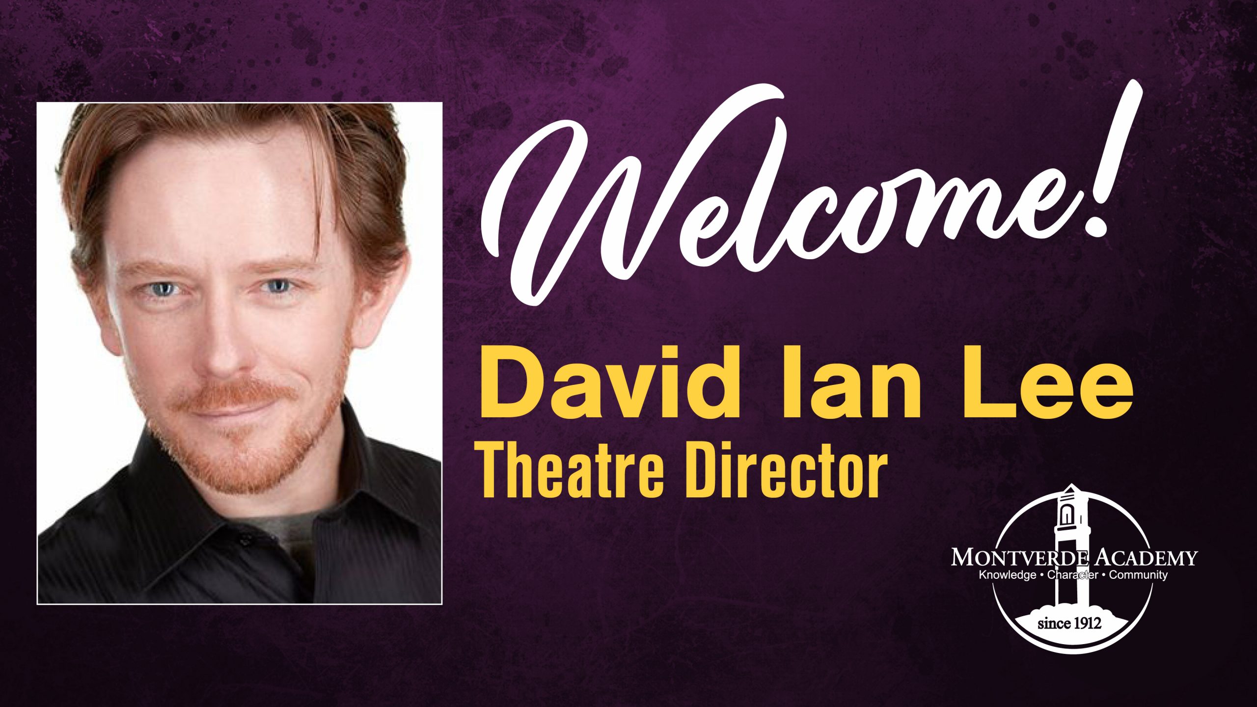 MVA Welcomes David Ian Lee as the New Director of Theatre - Montverde  Academy